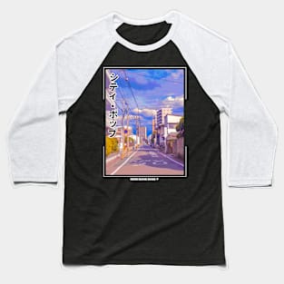 Japanese Streetwear City Pop Vaporwave Baseball T-Shirt